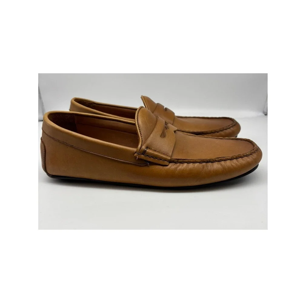 Allen Edmonds SUPER SPORT PENNY Men's Sz 9.5D Leather Loafers Handsewn